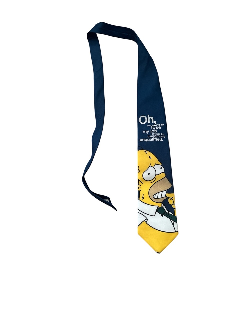 Navy Blue Homer Simpson Novelty Tie